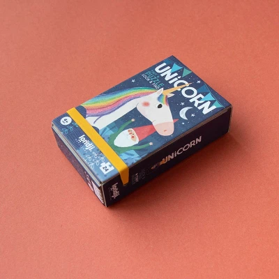 LONDJI Puzzle kieszonkowe z grą obserwacyjną Jednorożec | Pan Piksel