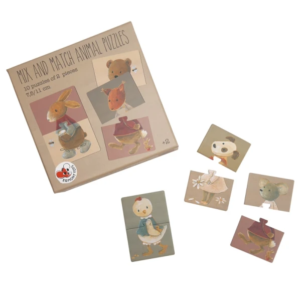 EGMONT TOYS Puzzle Zwierzątka Mix & Match | Pan Piksel
