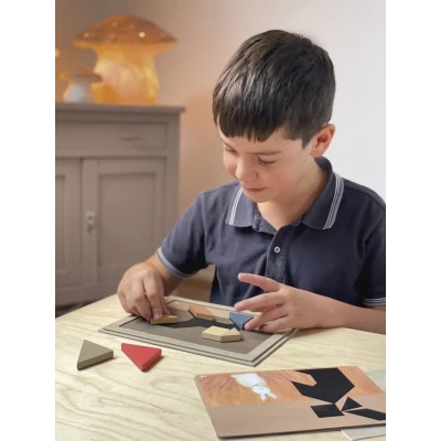 Gra magnetyczna Tangram Egmont Toys | Pan Piksel