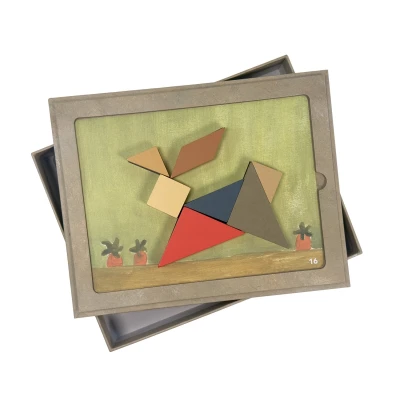 Gra magnetyczna Tangram Egmont Toys | Pan Piksel