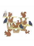 EGMONT TOYS Drewniana gra zręcznościowa balansujące wiewiórki | Pan Piksel