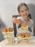 EGMONT TOYS Drewniana gra zręcznościowa balansujące wiewiórki | Pan Piksel