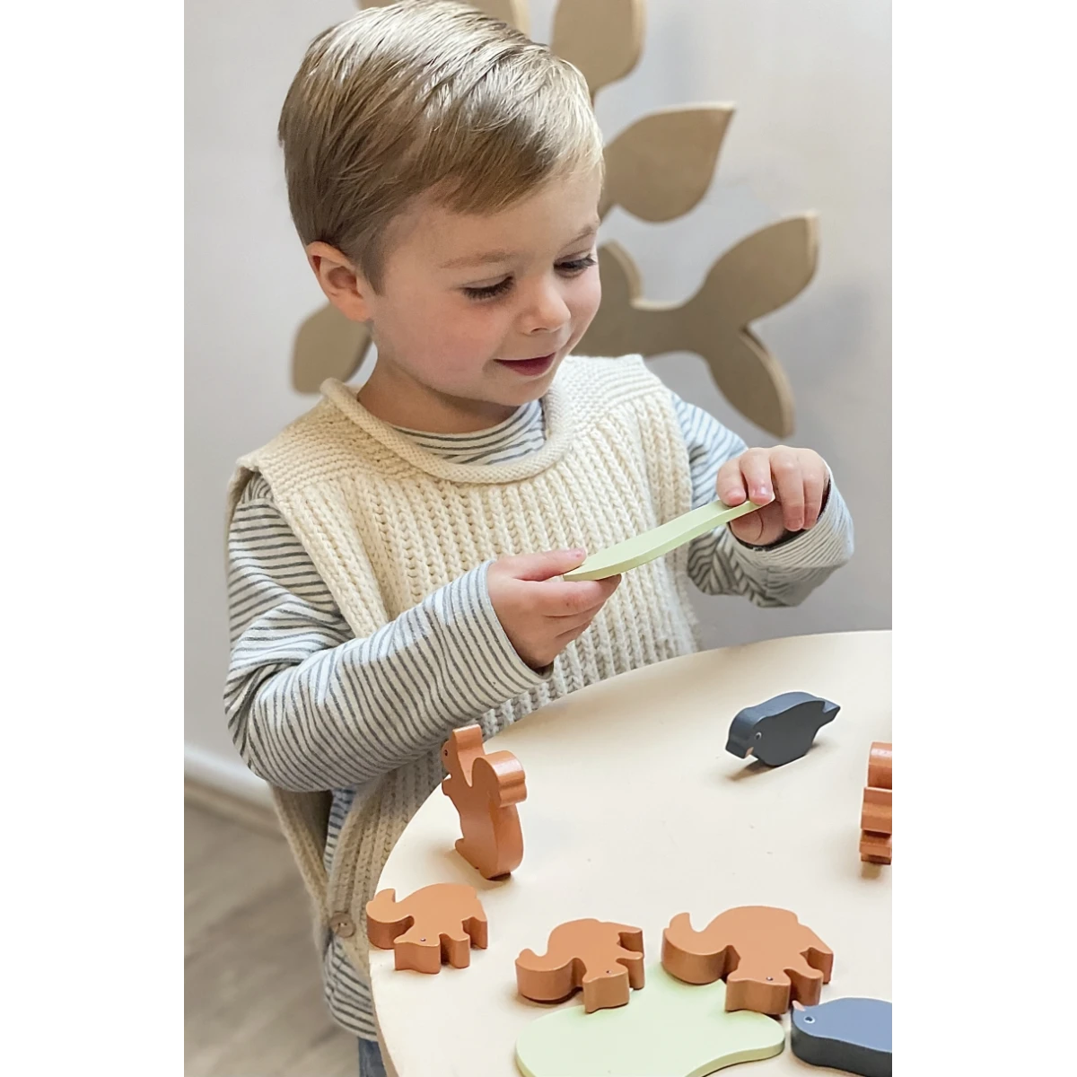 EGMONT TOYS Drewniana gra zręcznościowa balansujące wiewiórki | Pan Piksel