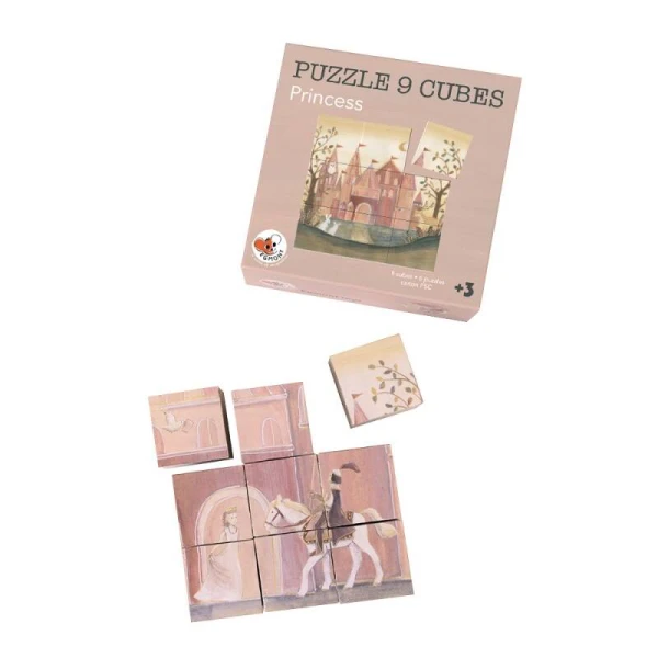 EGMONT TOYS Puzzle układanka sześciany Księżniczki | Pan Piksel