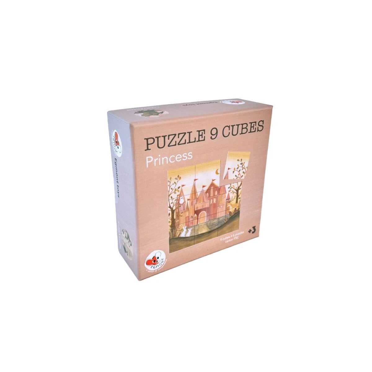 EGMONT TOYS Puzzle układanka sześciany Księżniczki | Pan Piksel