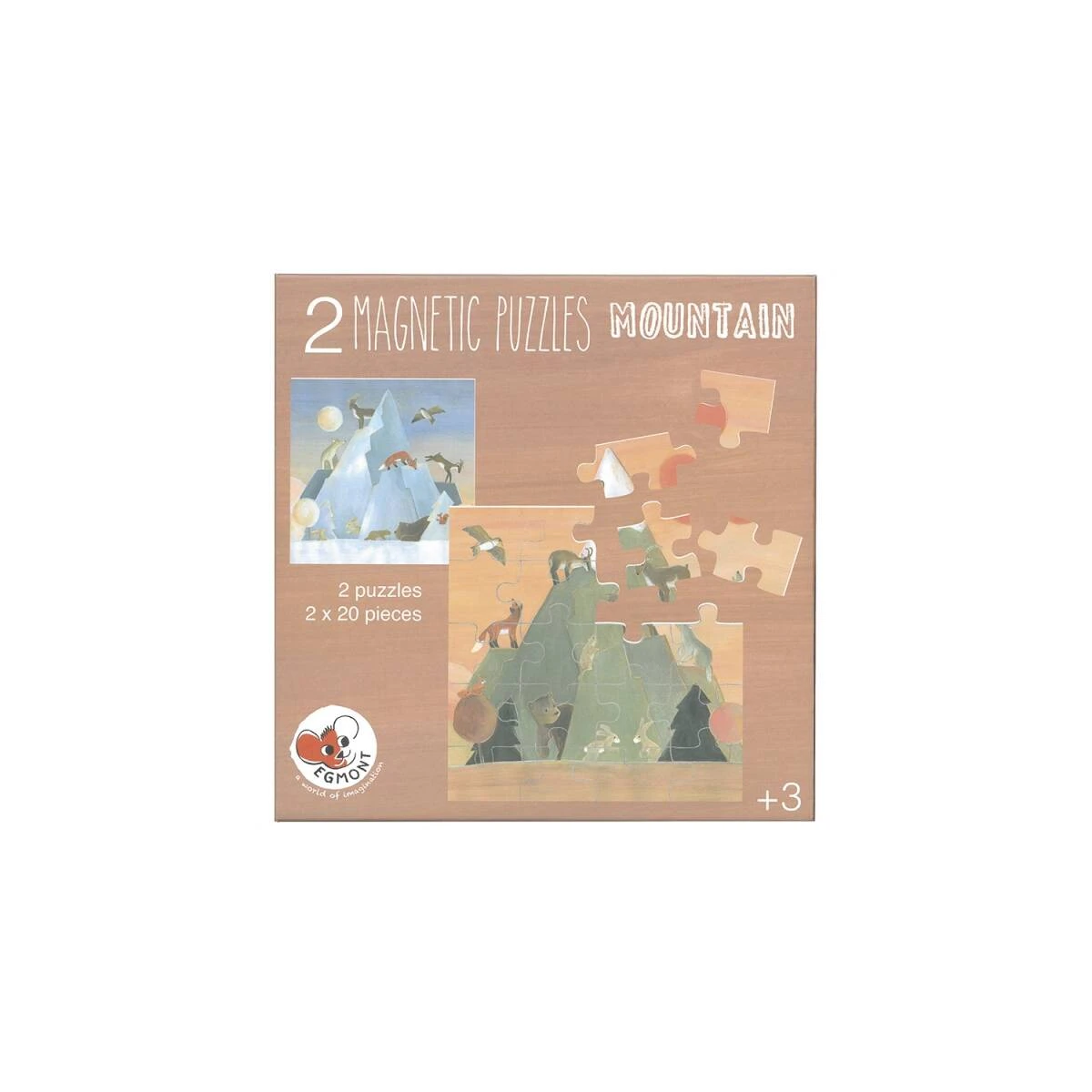 EGMONT TOYS Puzzle magnetyczne Góry | Pan Piksel