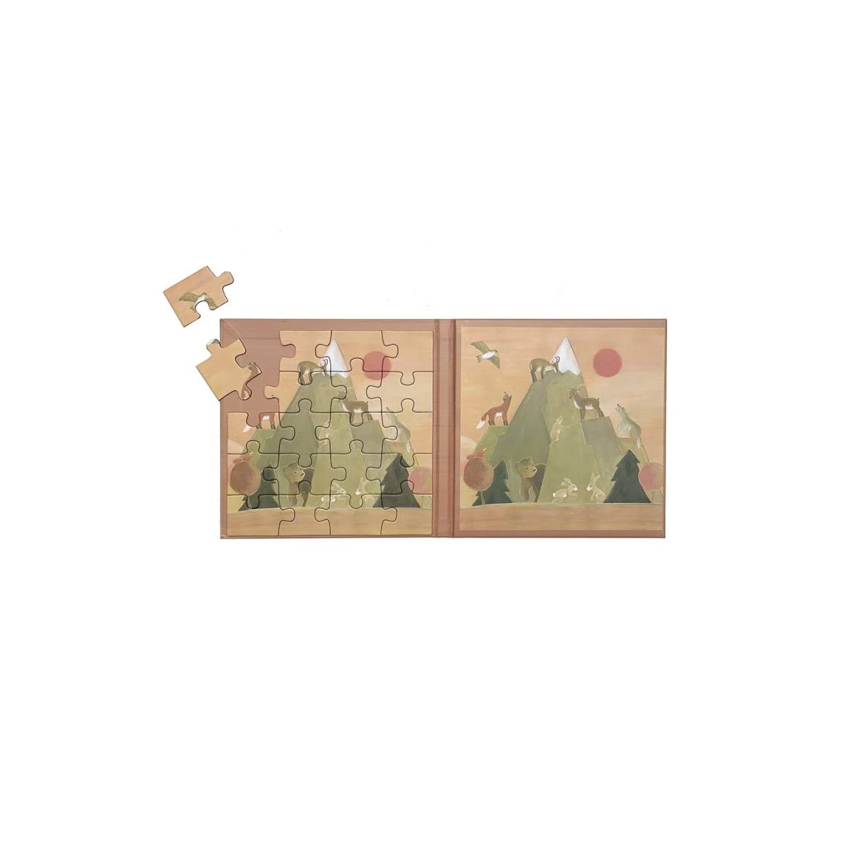 EGMONT TOYS Puzzle magnetyczne Góry | Pan Piksel