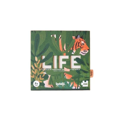 LONDJI Puzzle Life zagrożone gatunki zwierząt | Pan Piksel