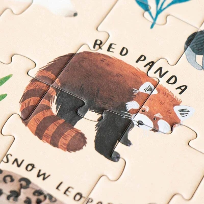 LONDJI Puzzle Life zagrożone gatunki zwierząt | Pan Piksel