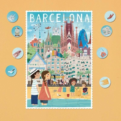 LONDJI Puzzle Gaudi Sorra z grą obserwacyjną 50 el | Pan Piksel