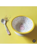 PETIT JOUR PARIS Miseczka dla dzieci z przyssawką i łyżką Barpapapa | Pan Piksel