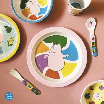 PETIT JOUR PARIS Talerzyk fi 21 cm Barbapapa | Pan Piksel