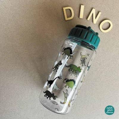 MAISON PETIT JOUR Butelka bidon ecozen 035 l Dinozaury | Pan Piksel