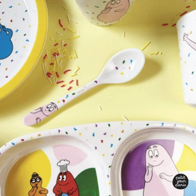 PETIT JOUR PARIS Łyżka Barbapapa 14 cm | Pan Piksel