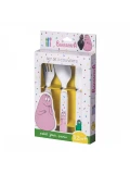 PETIT JOUR PARIS Zestaw sztućców dla dziecka 3 el. Barbapapa | Pan Piksel