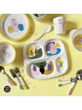PETIT JOUR PARIS Zestaw sztućców dla dziecka 3 el. Barbapapa | Pan Piksel
