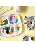 PETIT JOUR PARIS Zestaw sztućców dla dziecka 3 el. Barbapapa | Pan Piksel