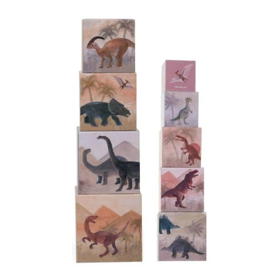 EGMONT TOYS Piramida tekturowa Dinozaury | Pan Piksel