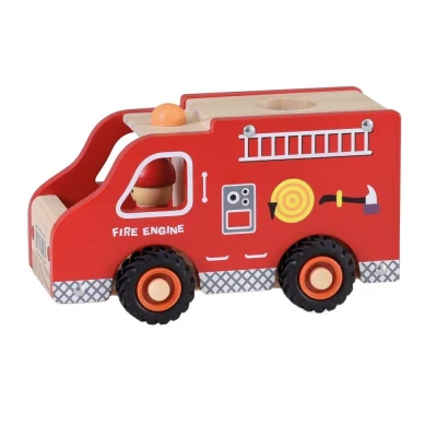 EGMONT TOYS Drewniany samochód Straż Pożarna | Pan Piksel