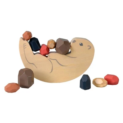 EGMONT TOYS Drewniana gra równoważnia Wydra | Pan Piksel