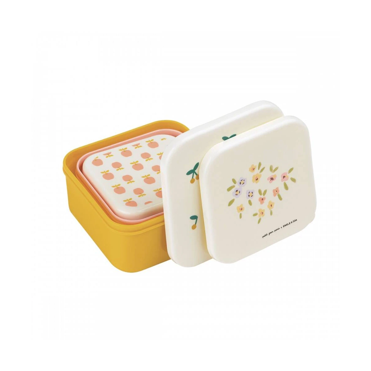 MAISON PETIT JOUR Lunch Box 3 szt/kpl Émile & Ida | Pan Piksel