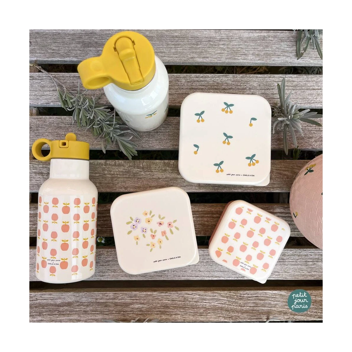 MAISON PETIT JOUR Lunch Box 3 szt/kpl Émile & Ida | Pan Piksel