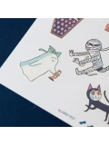 LONDJI Tatuaże dla dzieci Zamek Halloween | Pan Piksel