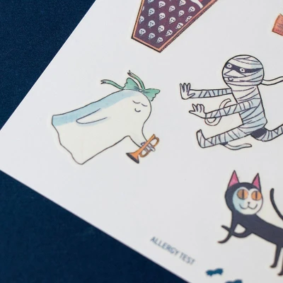 LONDJI Tatuaże dla dzieci Zamek Halloween | Pan Piksel