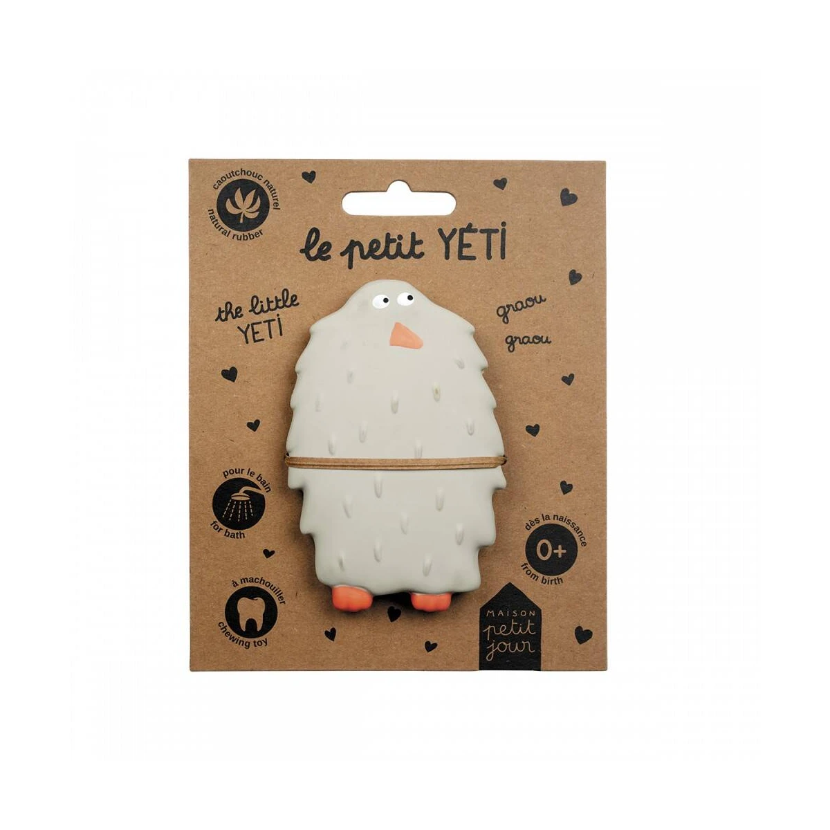 MAISON PETIT JOUR Zabawka do kąpieli Yeti | Pan Piksel