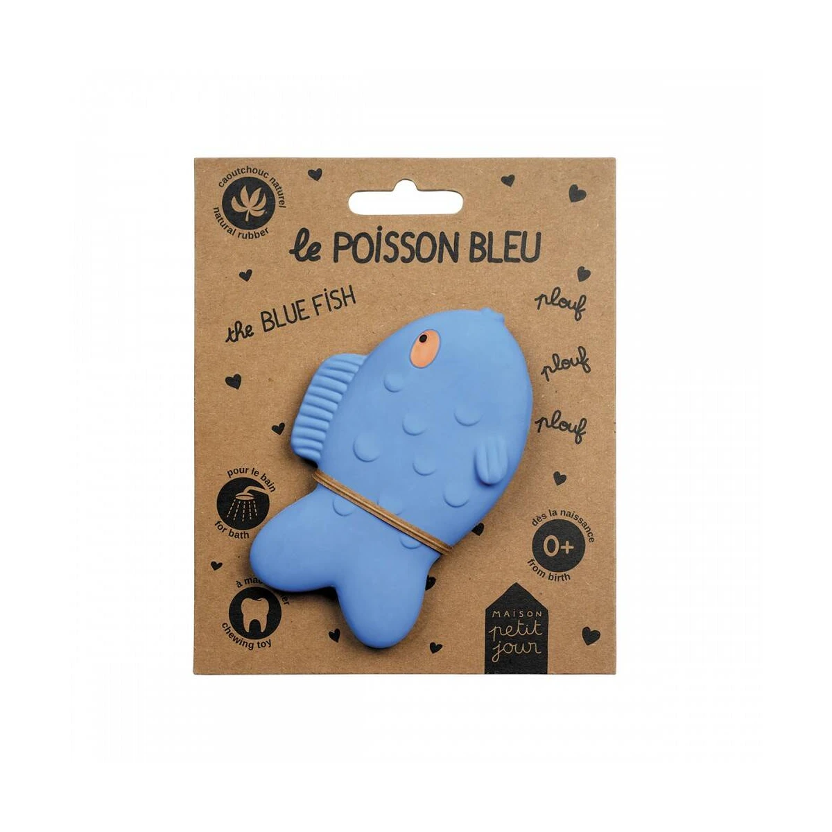 MAISON PETIT JOUR Zabawka do kąpieli Rybka | Pan Piksel