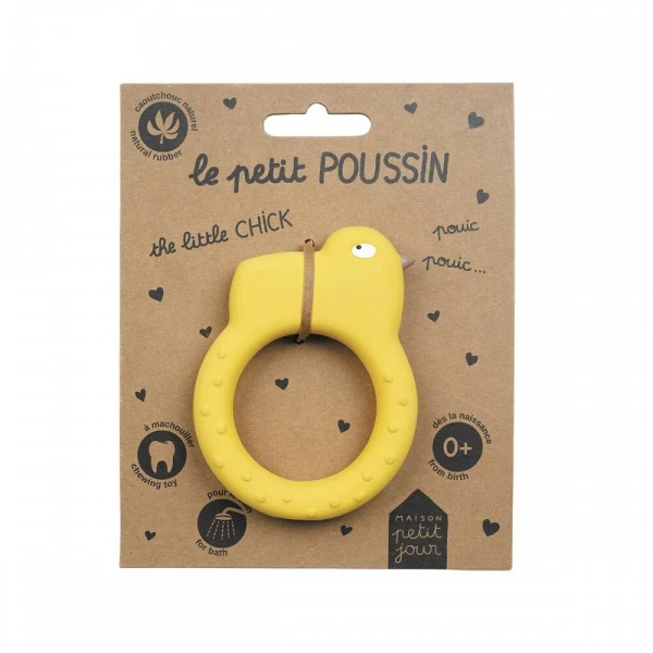 MAISON PETIT JOUR Gryzak dla dzieci Kurczak | Pan Piksel