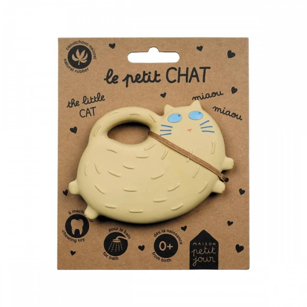 MAISON PETIT JOUR Gryzak dla dzieci Kotek | Pan Piksel
