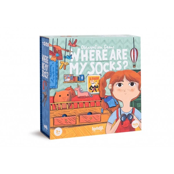 LONDJI Gra obserwacyjna dla dzieci Where are my socks? | Pan Piksel