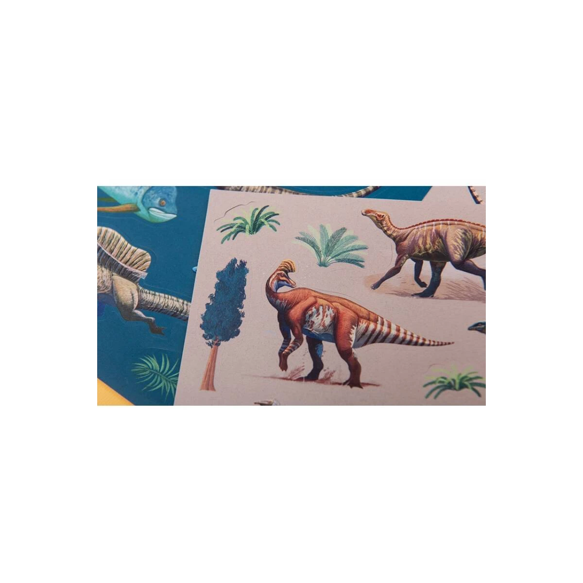 LONDJI Naklejki wielorazowe Dinozaury | Pan Piksel