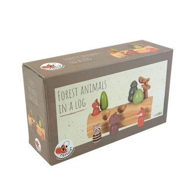 EGMONT TOYS Drewniany sorter zwierzątka leśne | Pan Piksel
