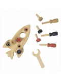 EGMONT TOYS Drewniana zabawka manualna Rakieta | Pan Piksel