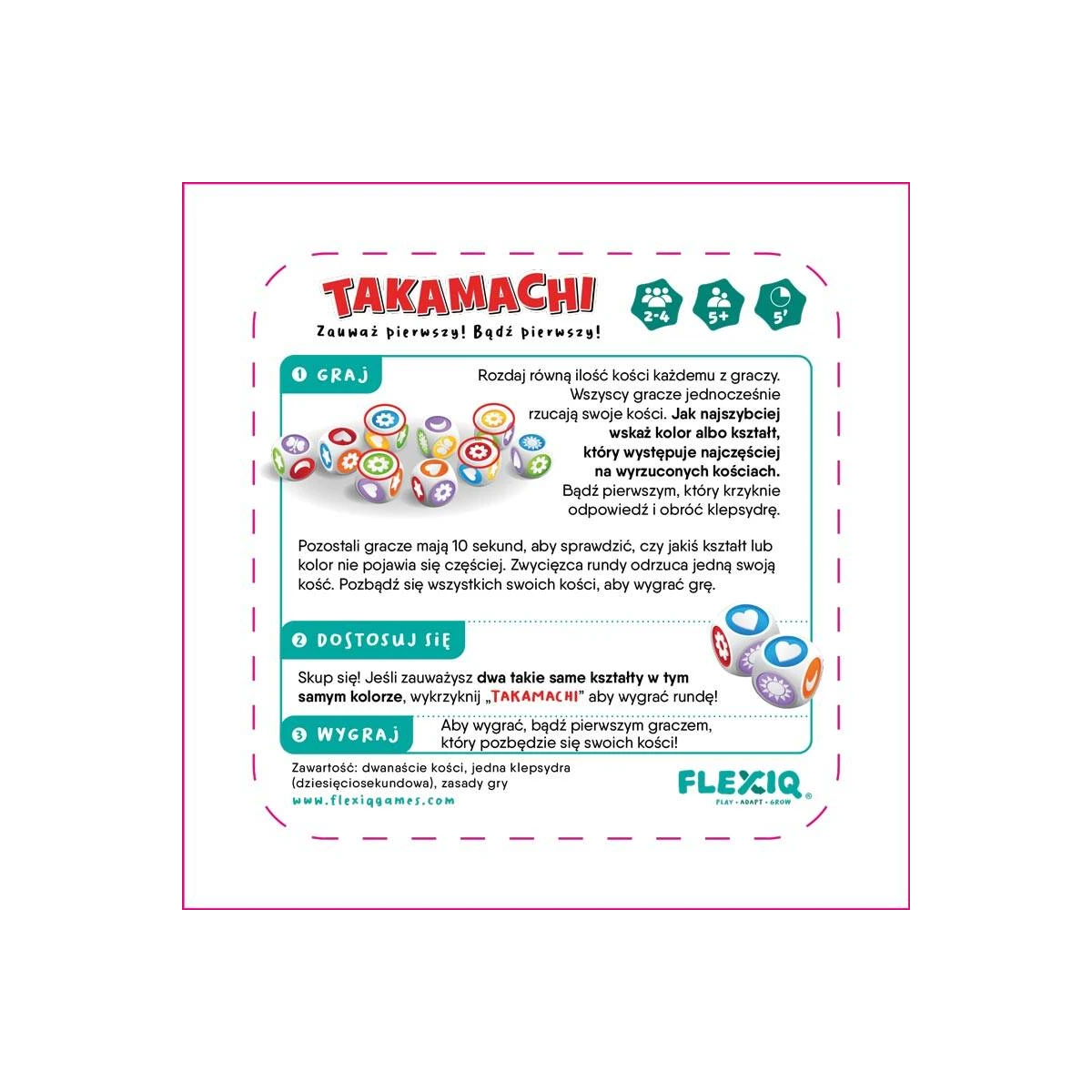 FLEXIQ Takamachi gra w kości | Pan Piksel