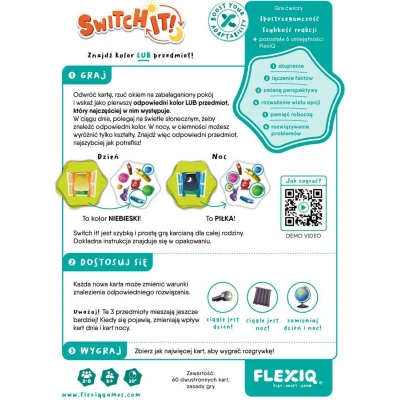 FLEXIQ Switch It gra karciana | Pan Piksel