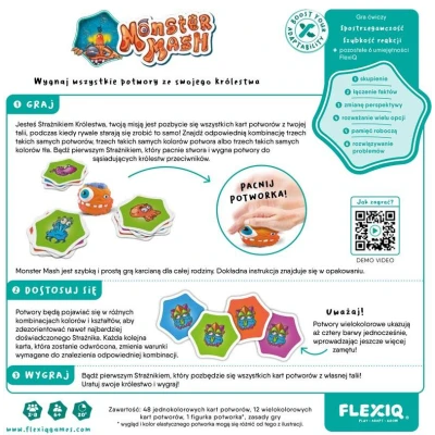 FLEXIQ Monster Mash gra karciana | Pan Piksel