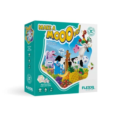 FLEXIQ Make a Mooove! gra w karty i kości | Pan Piksel