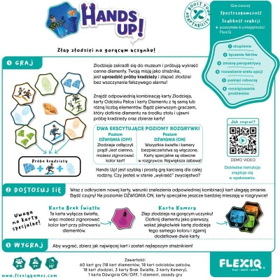 FLEXIQ Gra Hands Up! gra karciana | Pan Piksel