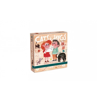 LONDJI Puzzle Koty i Psy 24 el | Pan Piksel
