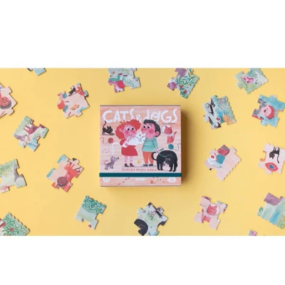 LONDJI Puzzle Koty i Psy 24 el | Pan Piksel