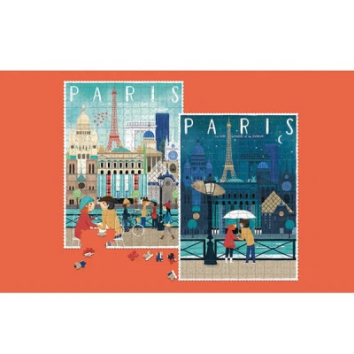 LONDJI Puzzle 350 el. Paryż Dzień i Noc | Pan Piksel