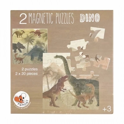 EGMONT TOYS Puzzle magnetyczne Dinozaury | Pan Piksel