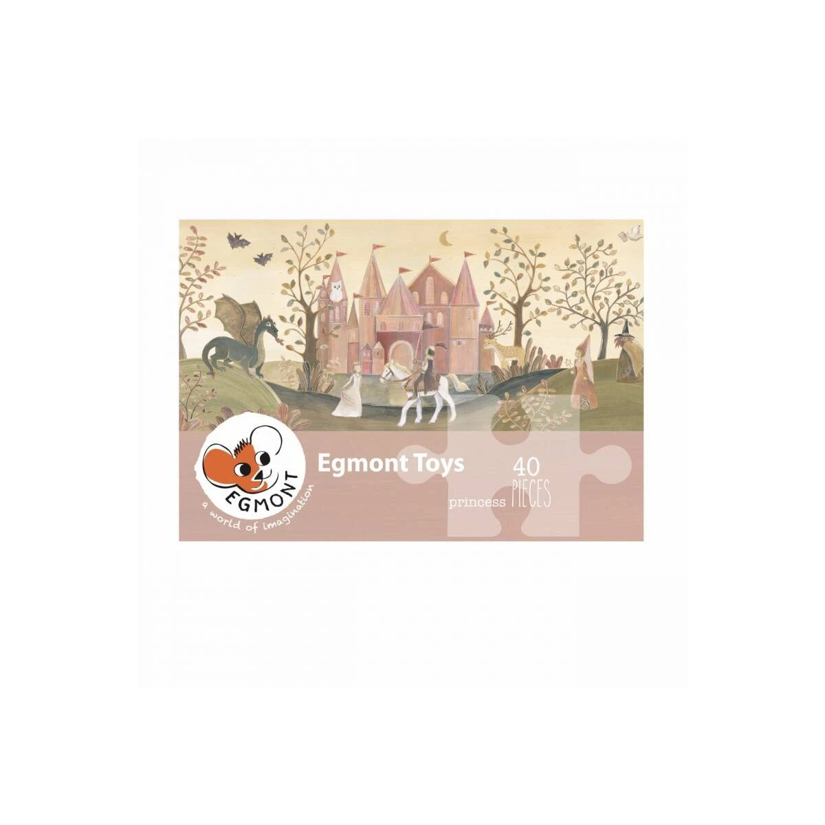 EGMONT TOYS Puzzle 40 el. Księżniczka | Pan Piksel