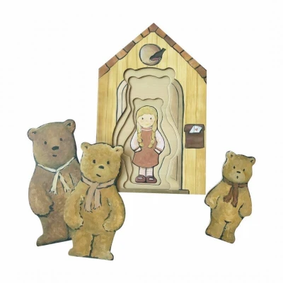 EGMONT TOYS Układanka Złotowłosa i Niedźwiedzie | Pan Piksel