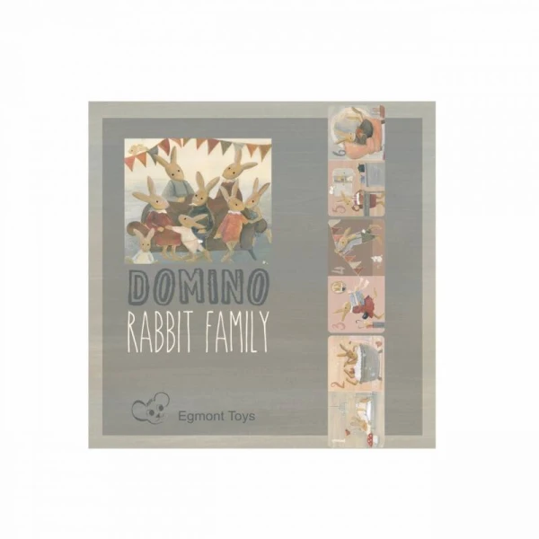 EGMONT TOYS Domino Rodzina Króliczków | Pan Piksel