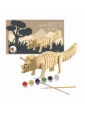 EGMONT TOYS Drewniany Triceratops do pomalowania | Pan Piksel
