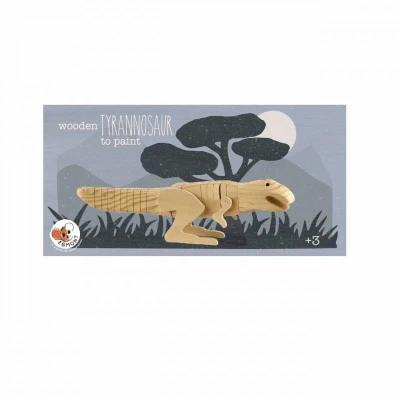EGMONT TOYS Drewniany Tyranosaurus do pomalowania | Pan Piksel